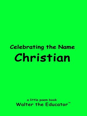 cover image of Celebrating the Name Christian